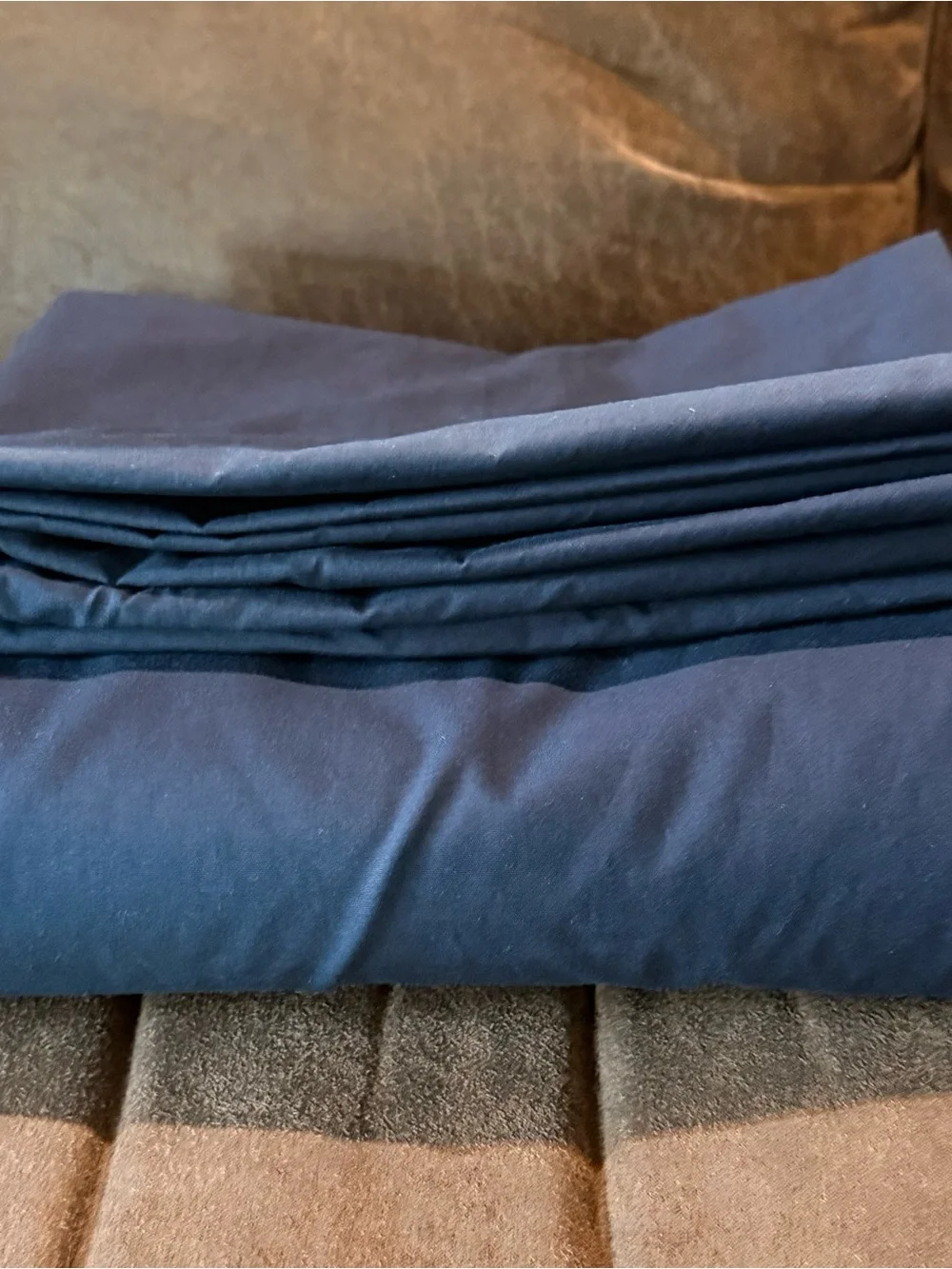 Quince Navy Full/Queen Blue Duvet Cover Set